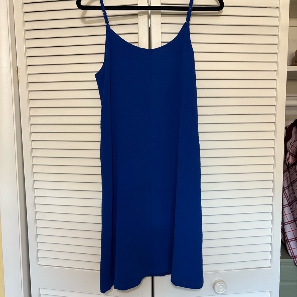 Blue Button-Down Dress - Picture 3 of 3